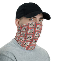 Vintage Karting 1962 Luxembourg Grand Prix Neck Gaiter Face Mask