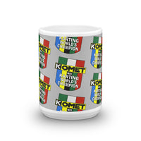 Vintage Karting 1973 Komet World Champion Kart Engines Pattern Coffee Mug