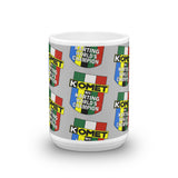 Vintage Karting 1973 Komet World Champion Kart Engines Pattern Coffee Mug