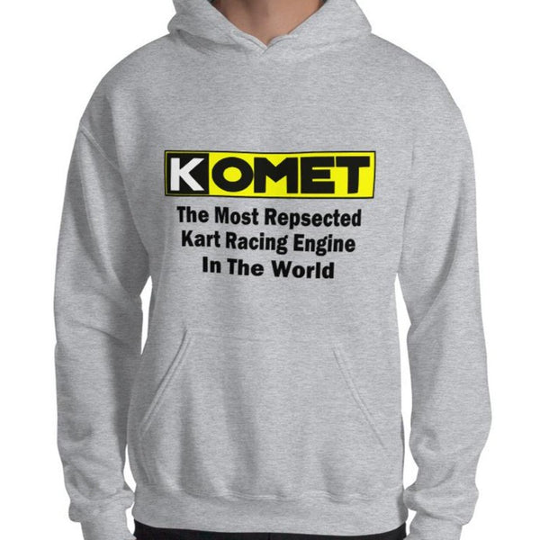 Vintage Karting Komet Racing Engines "Fly Like A Komet" Hooded Sweatshirt