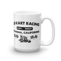 Vintage Karting Est 1957 Pasadena California Coffee Mug