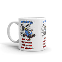 Vintage Karting Pops The Man The Racer The Myth The Legend Coffee Mug