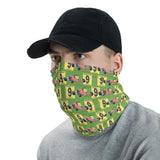 Vintage Karting Senna DAP Racing Kart #9 Neck Gaiter Face Mask