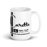 Vintage Karting Caretta Kart Ingels Borelli Coffee Mug