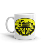 Vintage Kart Racing Vintage Never Gets Old Coffee Mug