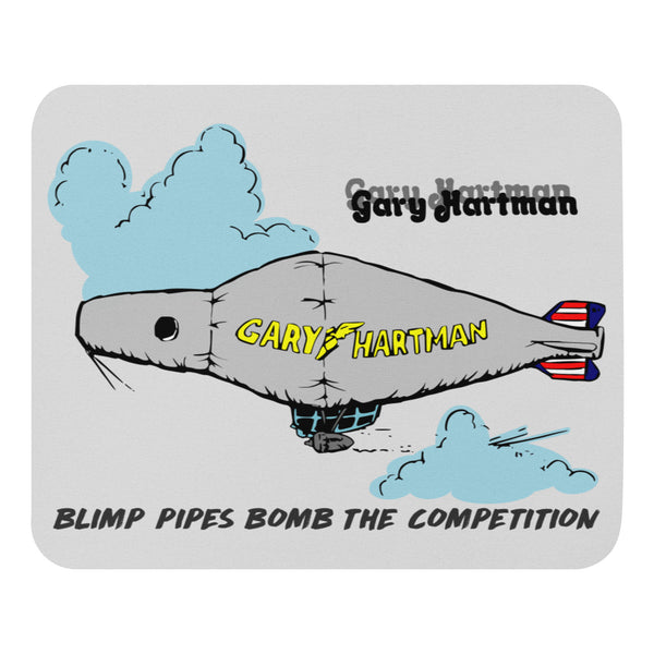 Vintage Karting Gary Hartman Blimp Pipes Mouse Pad
