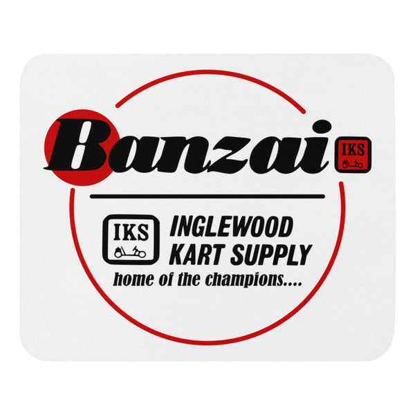 Vintage Karting Inglewood Kart Supply Banzai Mouse Pad