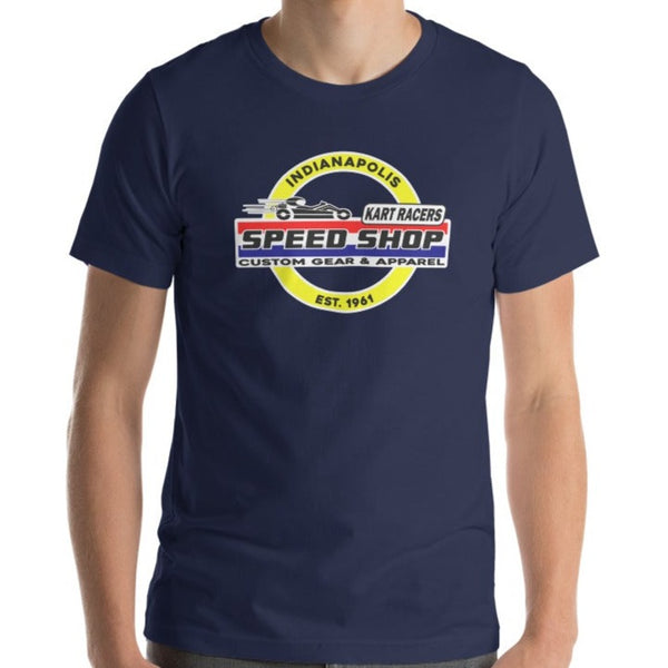 Kart Racers Speed Shop Indianapolis Short-Sleeve Unisex T-Shirt
