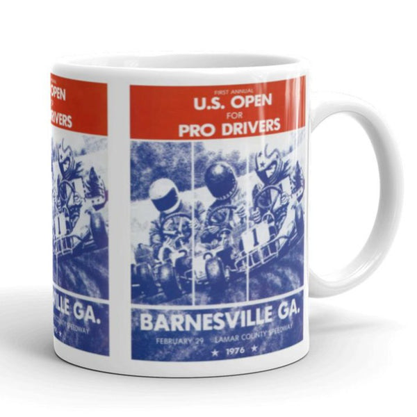 Vintage Karting 1976 US Open Pro Drivers Race Barnsville GA Coffee Mug